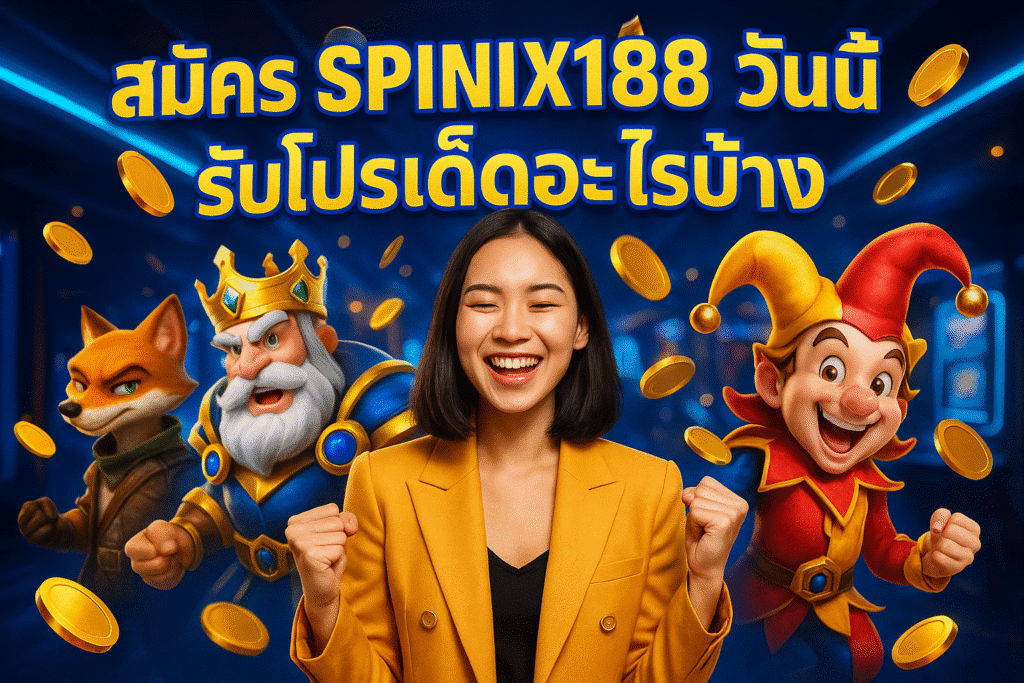 สมัคร SPINIX188 วันนี้ รับโปรเด็ดอะไรบ้าง