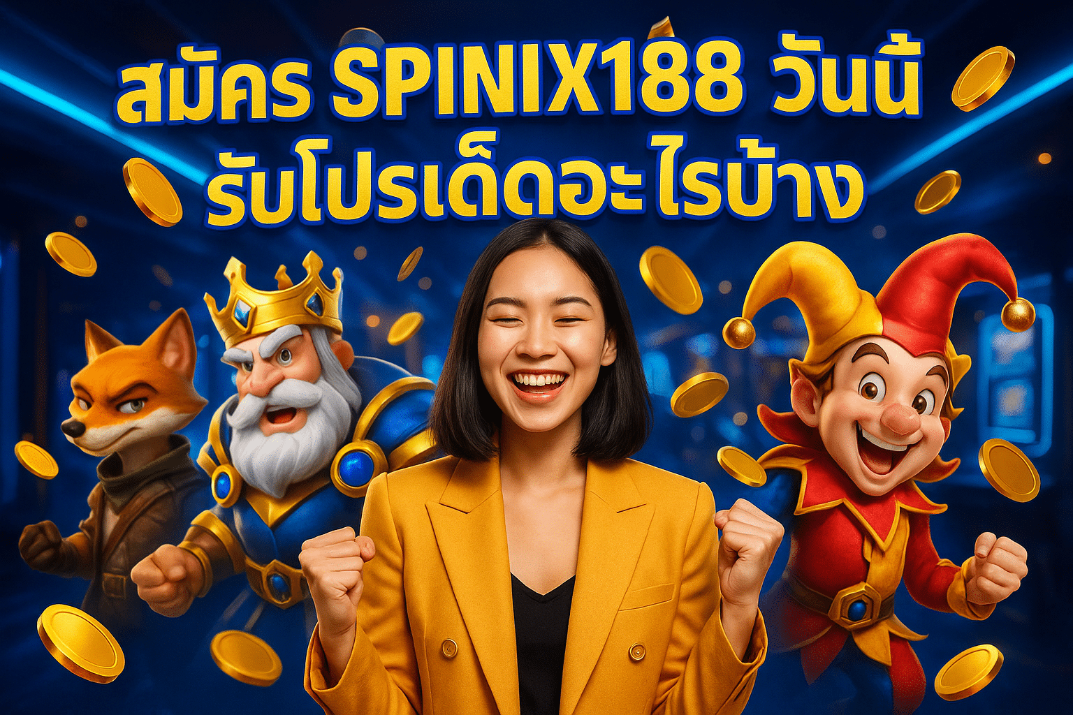 สมัคร SPINIX188 วันนี้ รับโปรเด็ดอะไรบ้าง