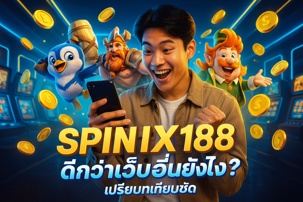 SPINIX188 ดีกว่าเว็บอื่นยังไง? เปรียบเทียบชัด