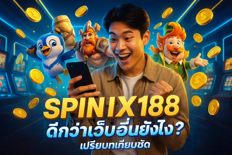 SPINIX188 ดีกว่าเว็บอื่นยังไง? เปรียบเทียบชัด
