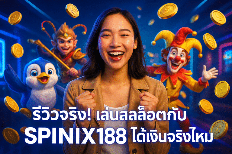 รีวิวจริง! เล่นสล็อตกับ SPINIX188 ได้เงินจริงไหม