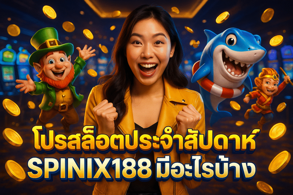 โปรสล็อตประจำสัปดาห์ SPINIX188 มีอะไรบ้าง