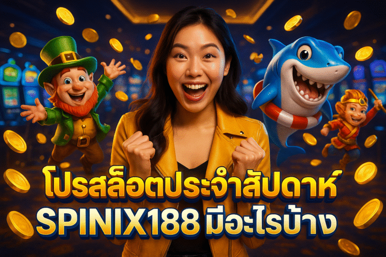 โปรสล็อตประจำสัปดาห์ SPINIX188 มีอะไรบ้าง
