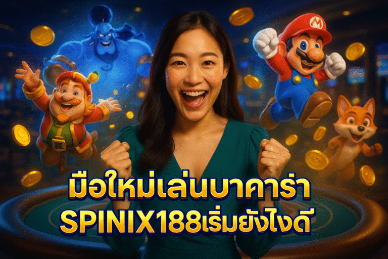 มือใหม่เล่นบาคาร่า SPINIX188 เริ่มยังไงดี