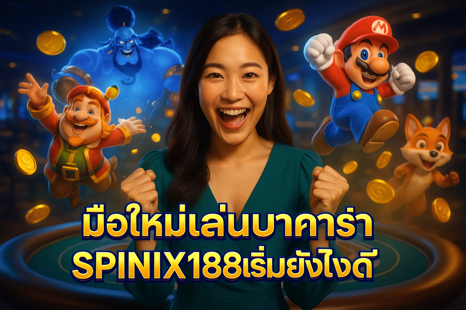 มือใหม่เล่นบาคาร่า SPINIX188 เริ่มยังไงดี